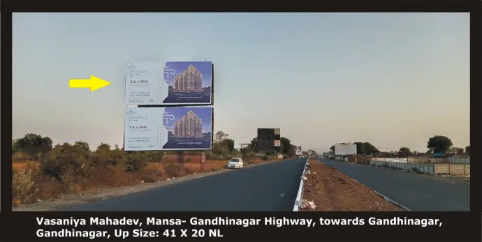Gandhinagar- Vasaniya Mahadev, Toward Gandhinagar Size 40 X 20 UP NL