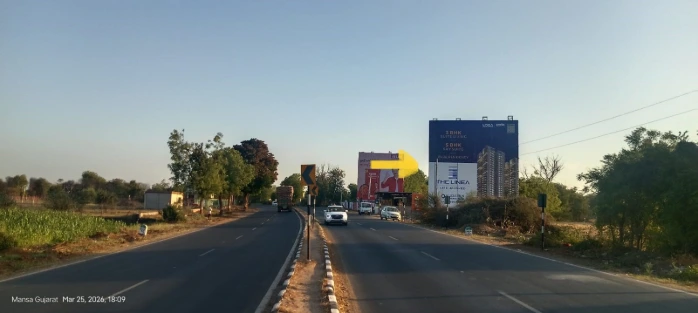 Gandhinagar - At Lodra, Vijapur- Gandhinagar Highway. Size 40 X 41 NL