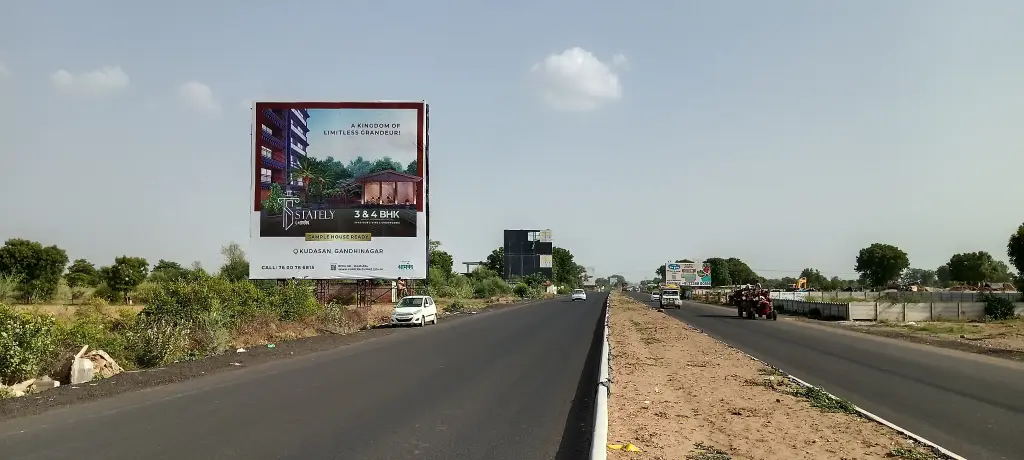 Gandhinagar- Vasaniya Mahadev, Toward Gandhinagar. Size 40 X 41 NL
